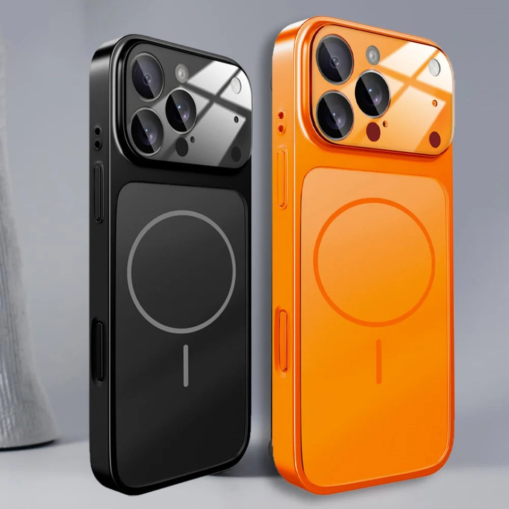 Magnetic iPhone case with camera cover