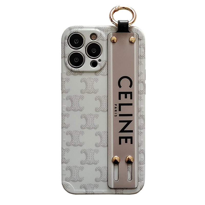 Celine-inspired iPhone case with hand strap