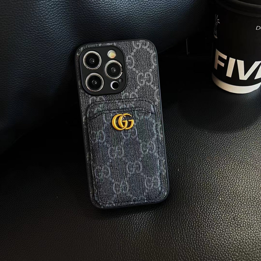 Fashionable phone case with convenient card slot
