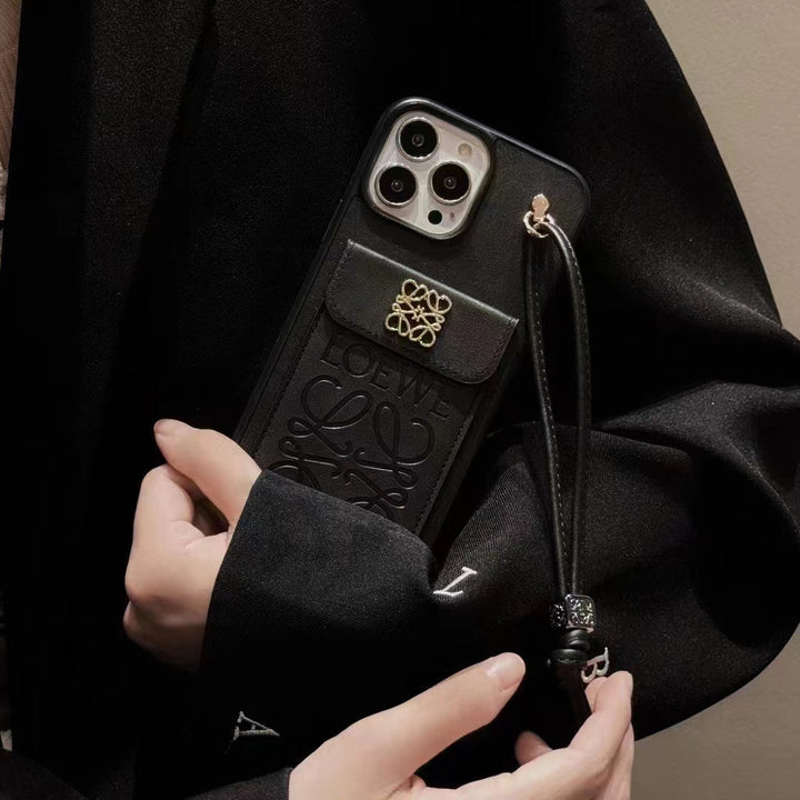Loewe-inspired iPhone case with card holder