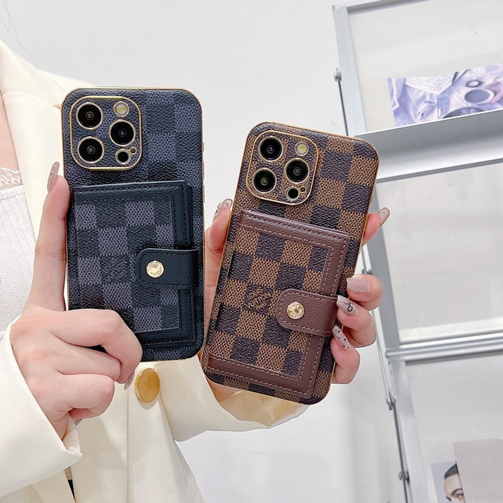 Louis Vuitton-inspired classic color card bag iPhone case