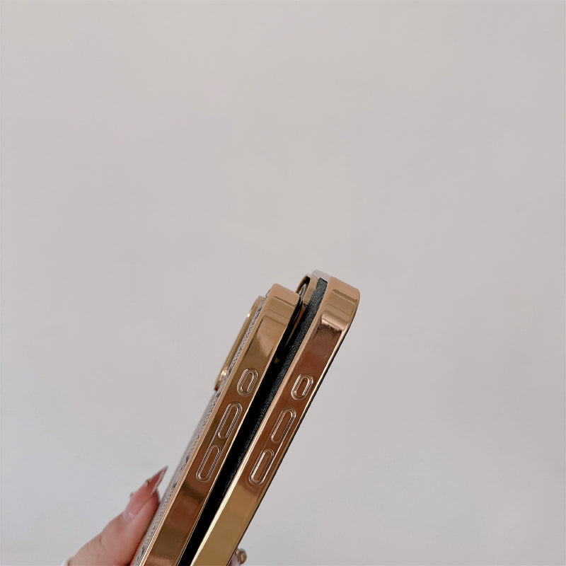 Louis Vuitton-inspired case monogram leather for iPhone