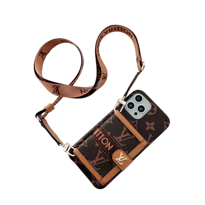 Embroidered wallet card holder phone case