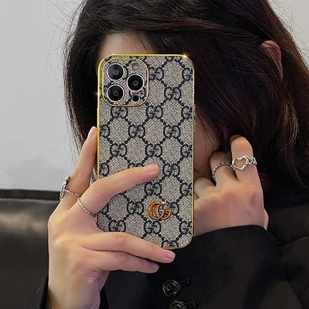 Gucci-inspired fine monogram phone case for iPhone