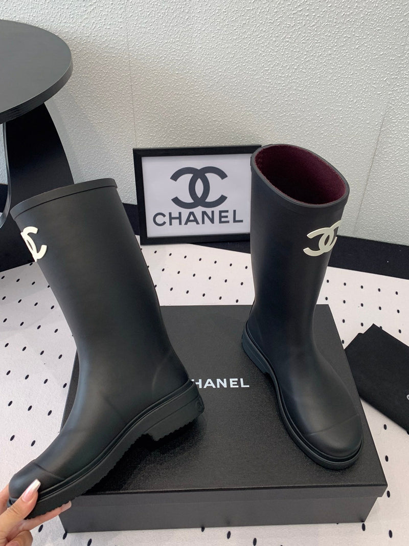 Rain Boot Black For Women's