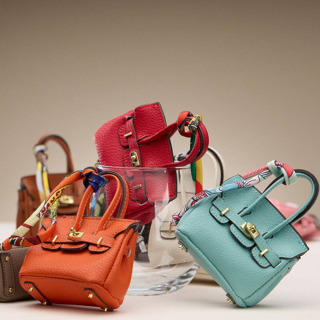 Hermes-inspired leather bag for AirPods case