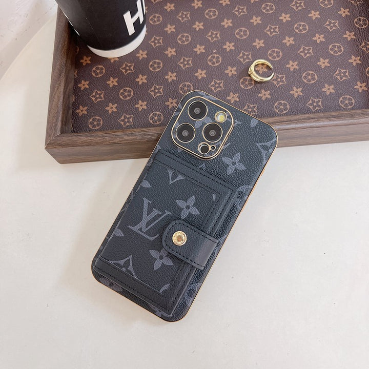 Classic color card bag iPhone case