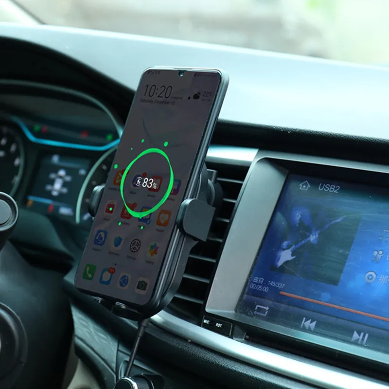 2-in-1 wireless fast charger for car