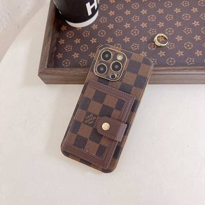Classic color card bag iPhone case