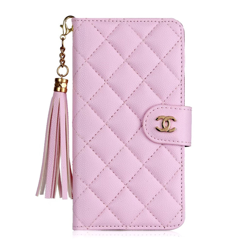Louis Vuitton-inspired phone bag case for iPhone with card holder