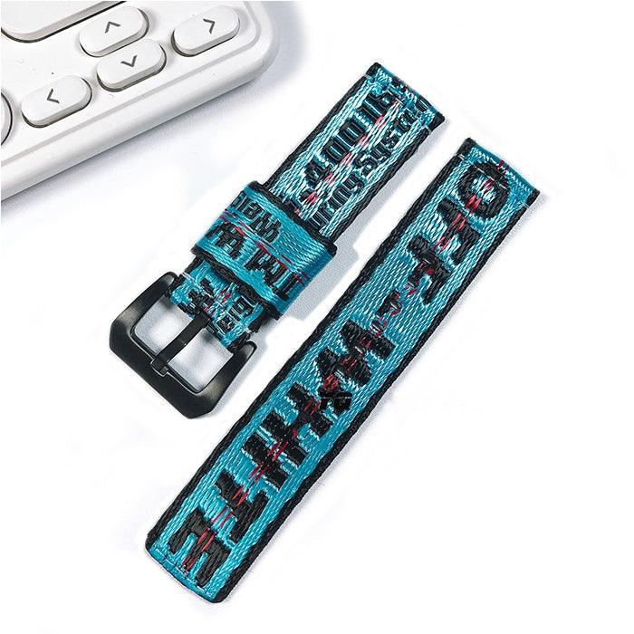 Fendi-inspired graphic print Apple Watch band