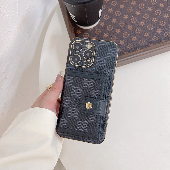 Louis Vuitton-inspired classic color card bag iPhone case