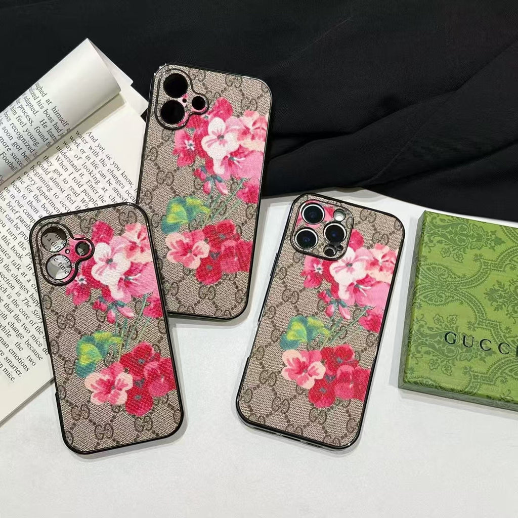 Gucci-inspired floral monogram iPhone case