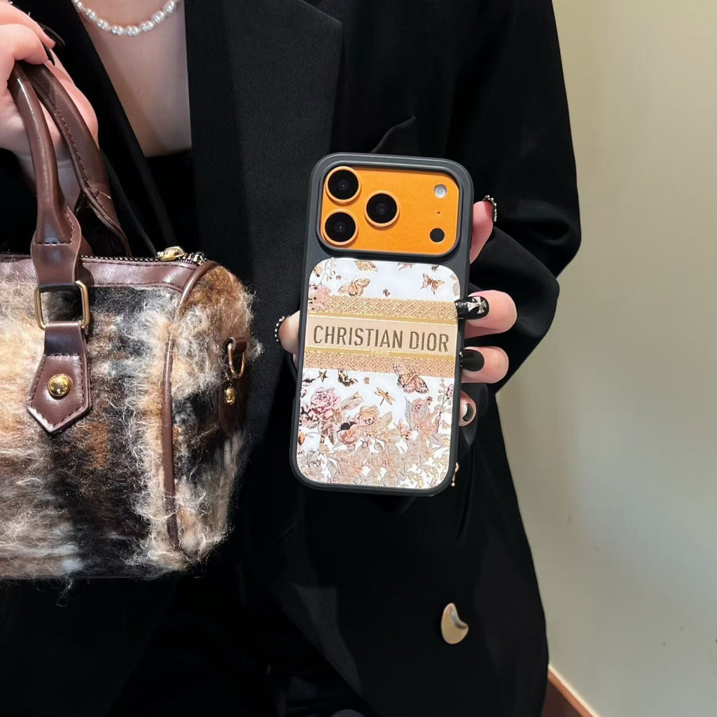 Dior-inspired phone case for iPhone 17 / 16 / 15 / 14 / 13