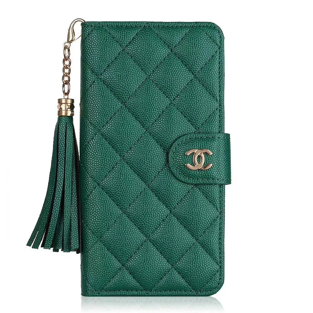 Louis Vuitton-inspired phone bag case for iPhone with card holder