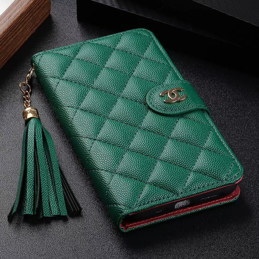 Louis Vuitton-inspired phone bag case for iPhone with card holder