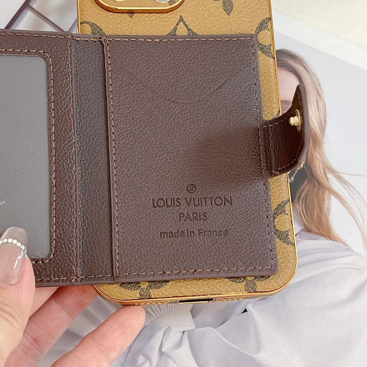 Louis Vuitton-inspired classic color card bag iPhone case