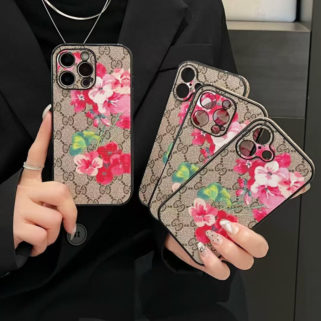 Gucci-inspired floral monogram iPhone case