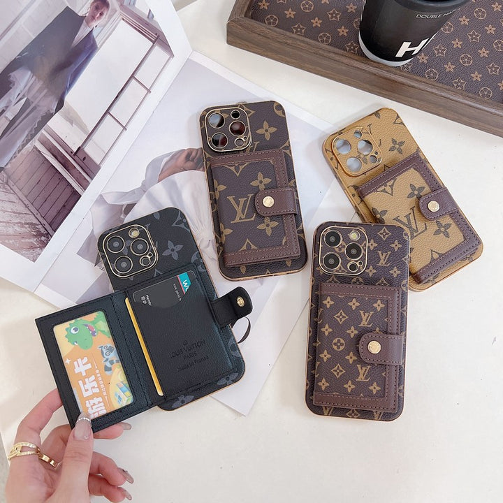 Louis Vuitton-inspired classic color card bag iPhone case