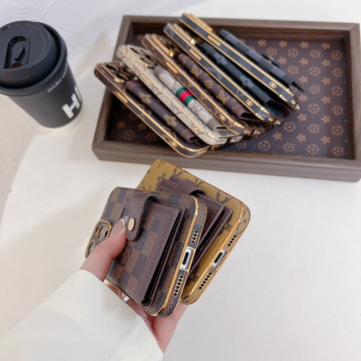 Louis Vuitton-inspired classic color card bag iPhone case