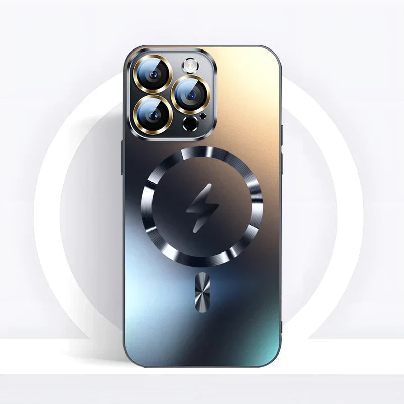 Frosted glass MagSafe iPhone case