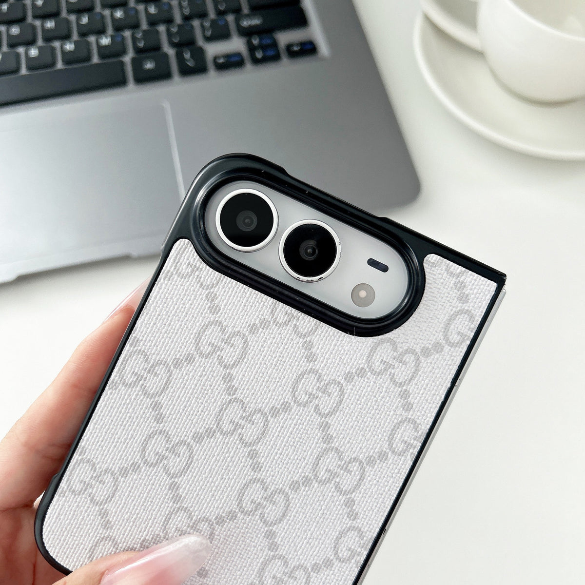 Designer Inspired Monogram iPhone 18 Air Case
