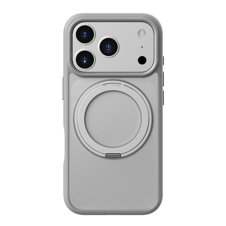 Frosted acrylic MagSafe iPhone case with holder