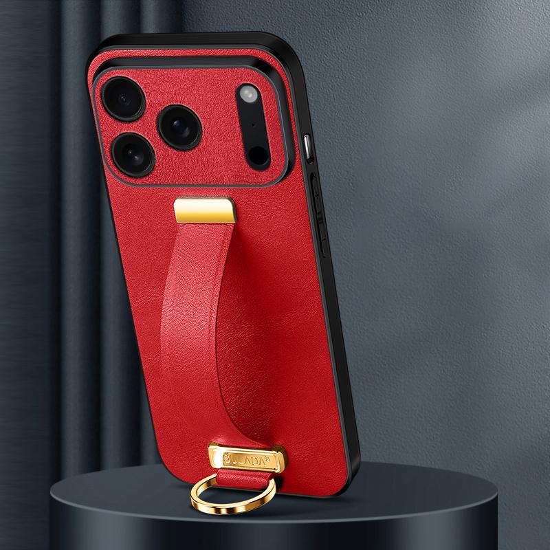 Leather texture skin feel phone case for iPhone 17 / 16 / 15 / 14