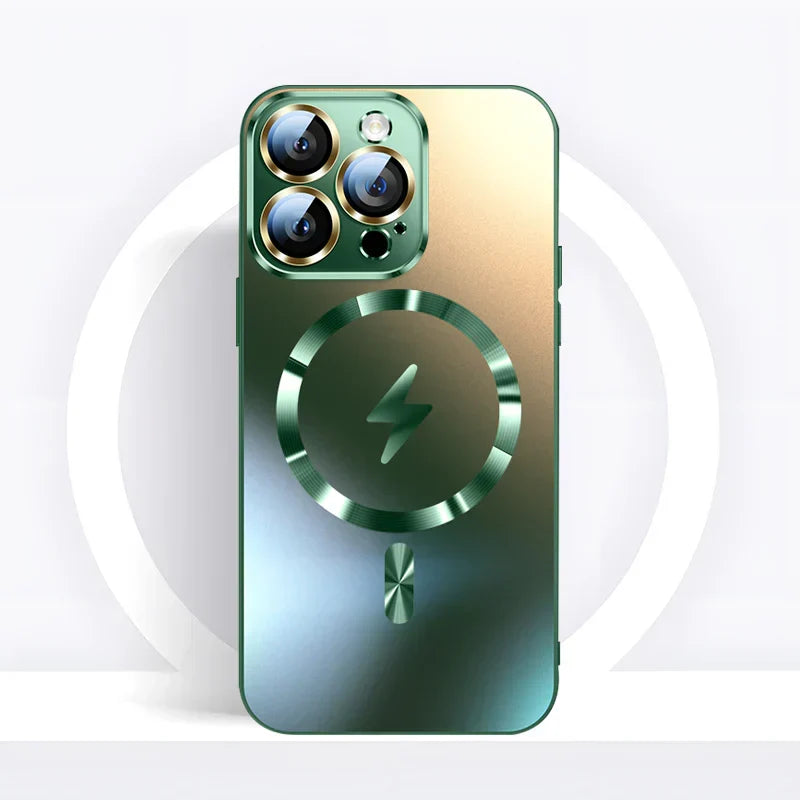 Frosted glass MagSafe iPhone case