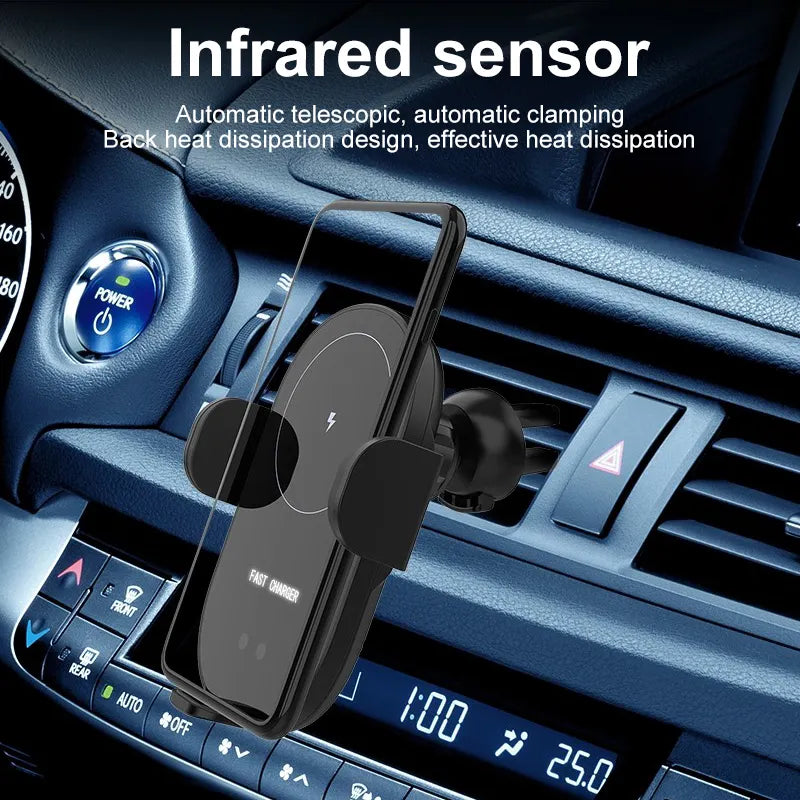 2-in-1 wireless fast charger for car