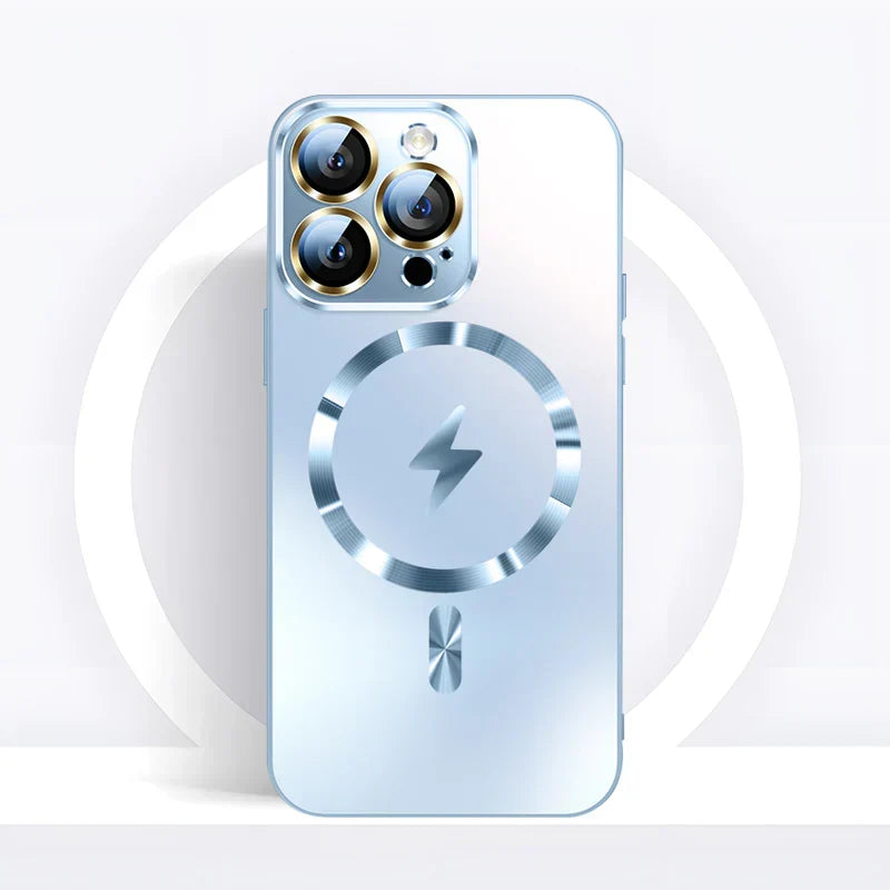 Frosted glass MagSafe iPhone case