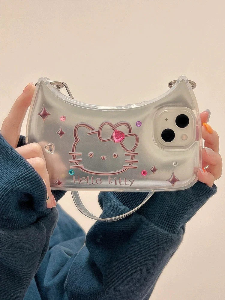Hello Kitty-inspired mini handbag shape case for iPhone XR