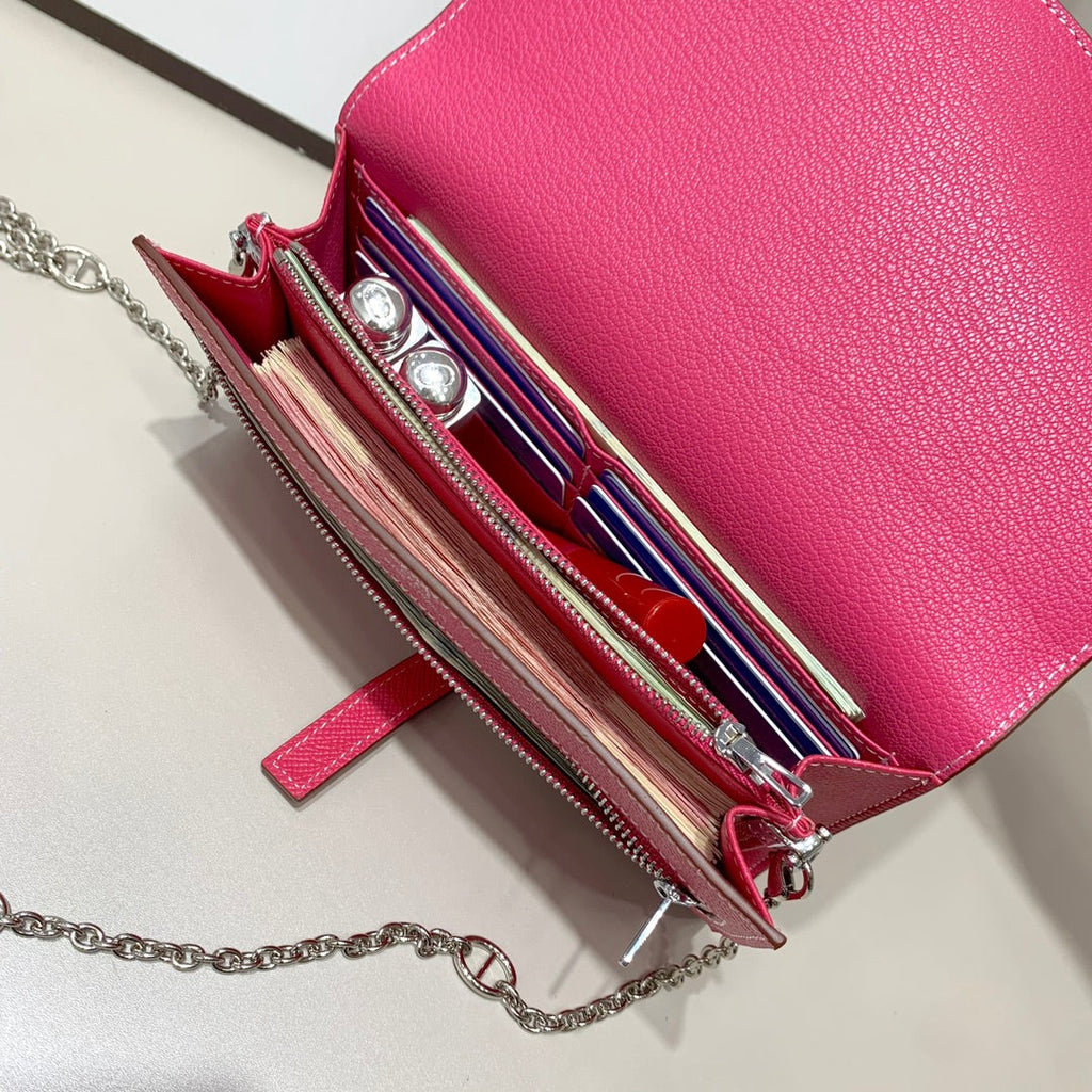 Luxury Card Wallet Bag with Chain