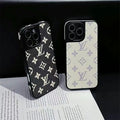 Louis Vuitton-inspired high-contrast monogram iPhone case
