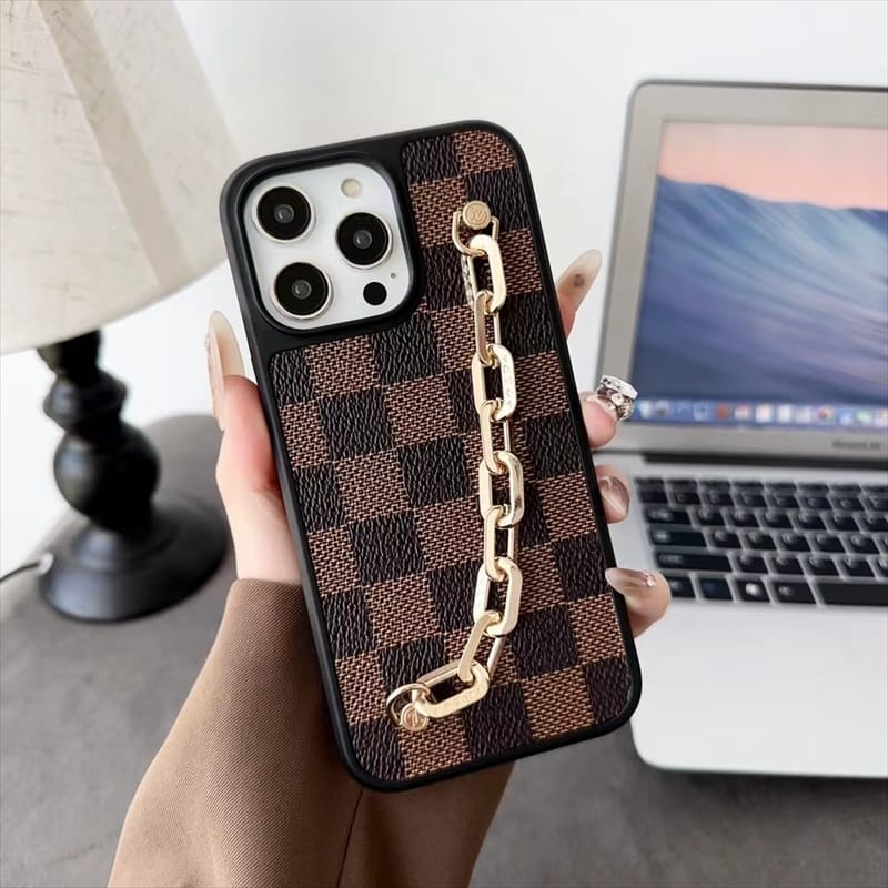 Louis Vuitton-inspired monogram protective case for iPhone