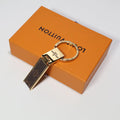 Louis Vuitton-inspired folding monogram keyring