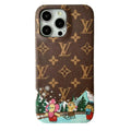 Louis Vuitton-inspired colorful monogram case for iPhone 17 Pro Max