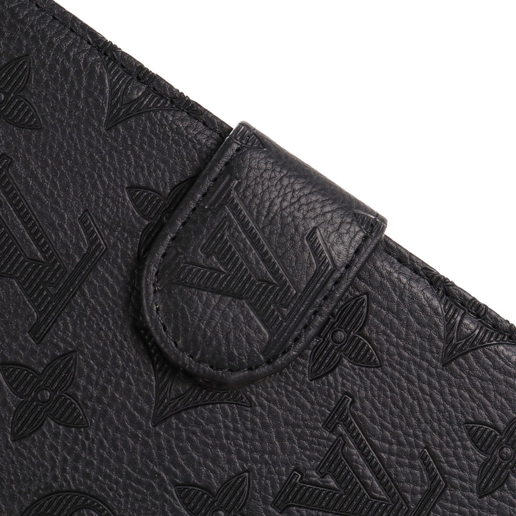 Louis Vuitton-inspired embossed monogram iPad case