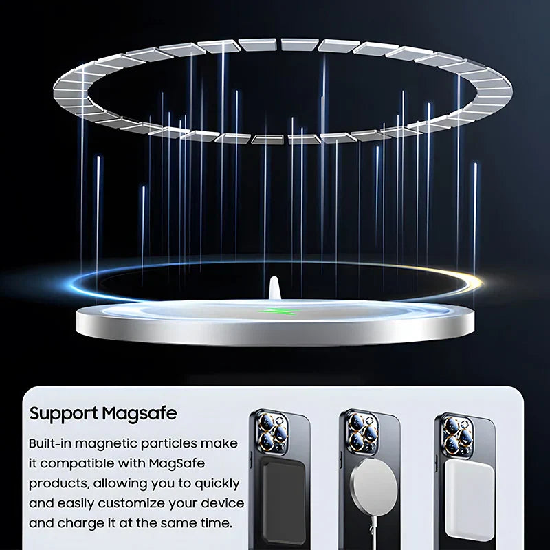 Frosted glass MagSafe iPhone case