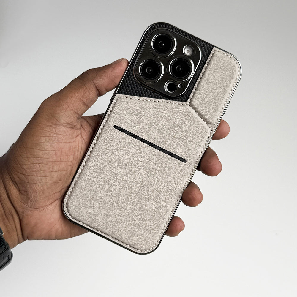 iPhone 16 series PU leather multifunctional card holder case