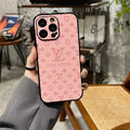 Louis Vuitton-inspired pink monogram iPhone case