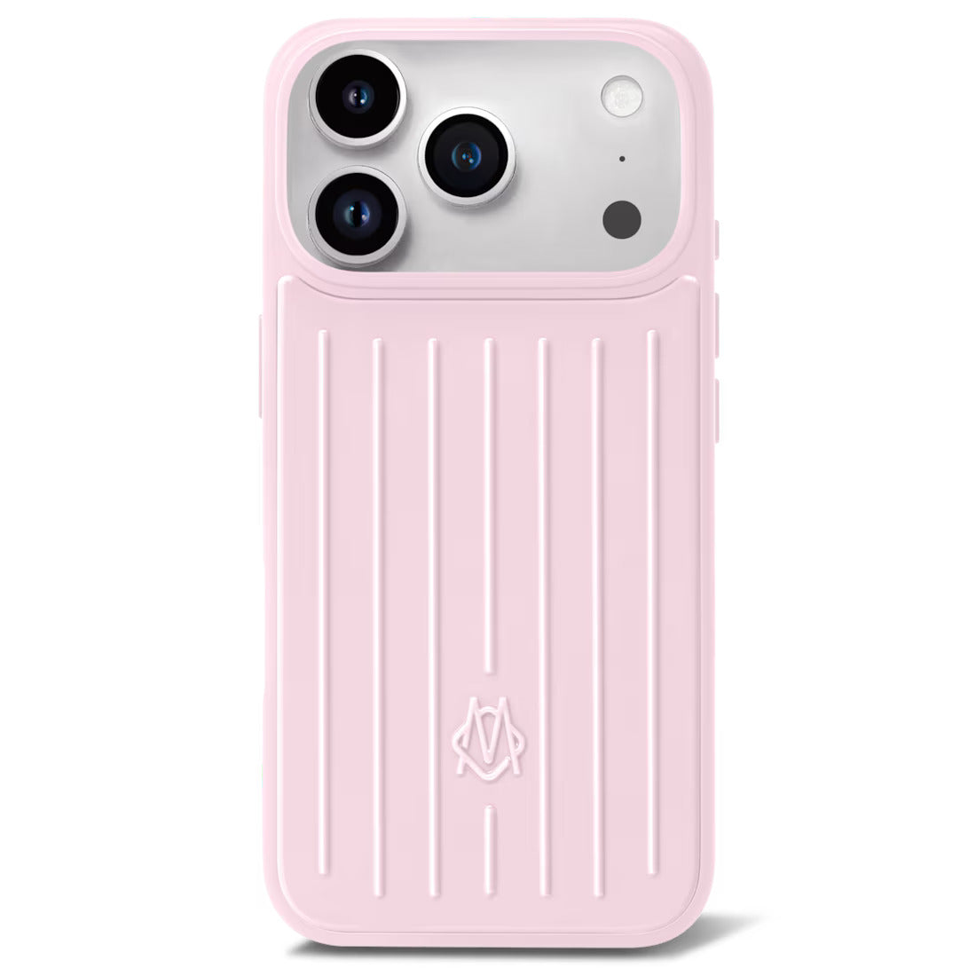 Rimowa-inspired metallic hard shell case for iPhone