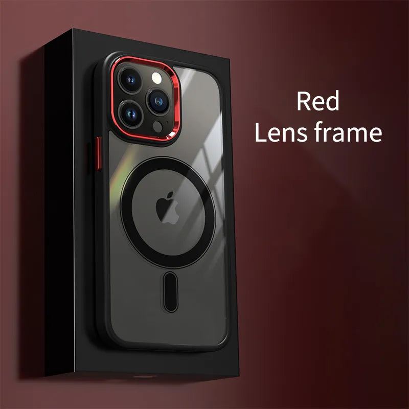 Clear magnetic iPhone case