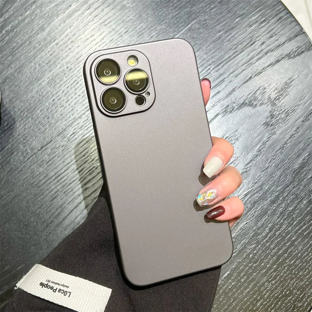 Matte slim iPhone case