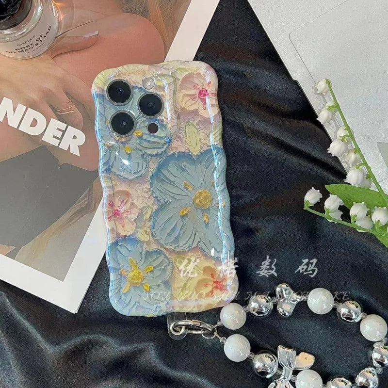Oil painting floral iPhone case