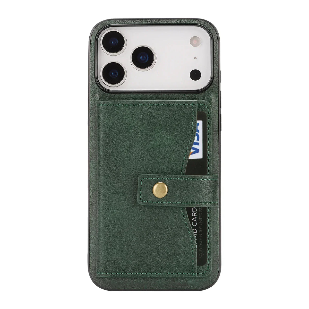 Leather phone case wallet cash card holder for iPhone 17 / 16 / 15 / 14