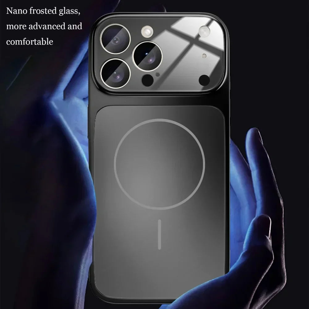 Magnetic iPhone case with camera cover