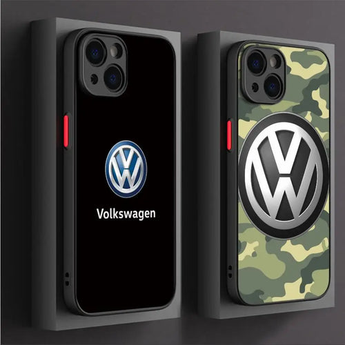 Volkswagen-inspired automotive emblem iPhone case