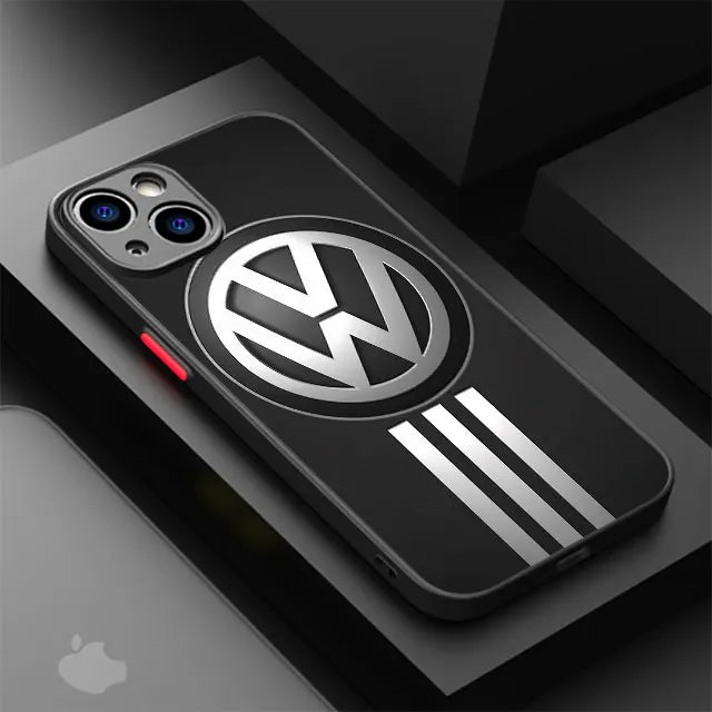 Volkswagen-inspired automotive emblem iPhone case