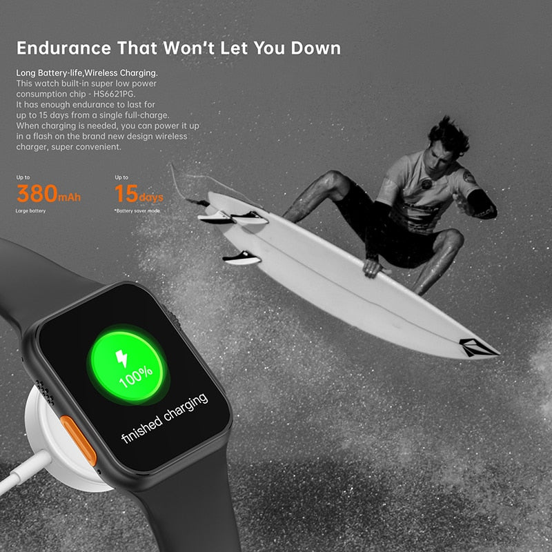 Ultra 8 smartwatch with NFC